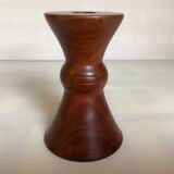 Wooden diabolo candle holder