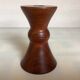 Wooden diabolo candle holder
