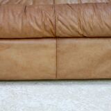 Sofa by Michel Ducaroy, leather, 1978. Model Dianthus. Edited by Ligne Roset.