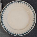 Set of 5 Badonviller Cathage dessert plates