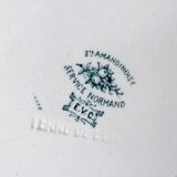 Terre de fer 6 Art Deco flat plates NORMAND model