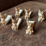 Set of 6 Happy Days knife holders