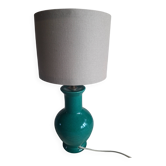 Lampe vintage en céramique signée Koska