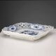 Ancient porcelain plateau from Meissen, Germany, 20th century.
