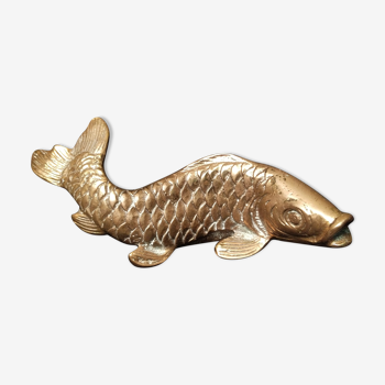 Bronze koi carp fish