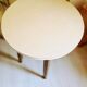 Side able in solid wood and his formica top