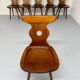 6 vintage 60s bistro-look dining chairs