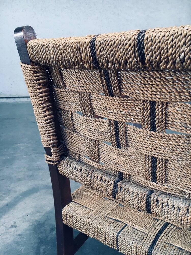 Bauhaus Style Rope Armchair by Axel Larsson, 1930s
