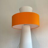 Intense orange furniture lamp Lamp'cône