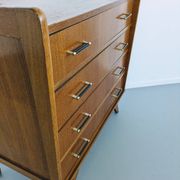 Vintage Scandinavian wooden chest of drawers