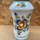 Old vase e. tessier the unicorn white ceramic painted decor vintage