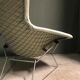 Bird chair and footstool by Harry Bertoia, Knoll