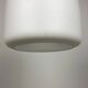Frosted white glass pendant by Peill and Putzler 1960