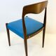Suite de 4 chaises scandinaves, 1960s