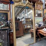Large antique castle mirror