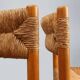 Pair Dordogne Straw Chair by Robert Sentou  1960s