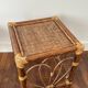 Rattan side table