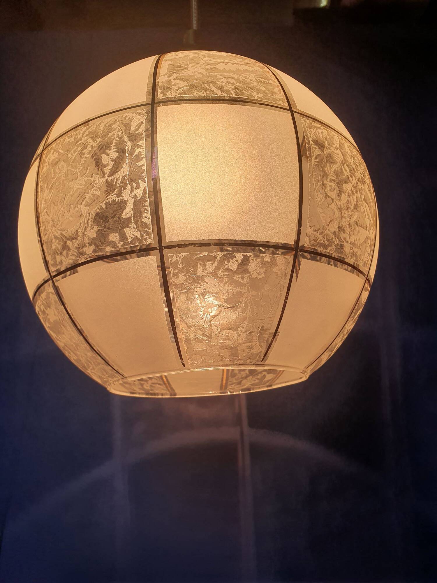 Vintage 60s portable pendant lamps from France - newly electrified