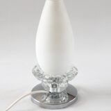 Antique satin flute lamp