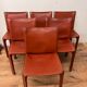 6 chaises de Mario Bellini par Cassina
