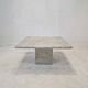Italian Carrara Marble Coffee Table, 1980s