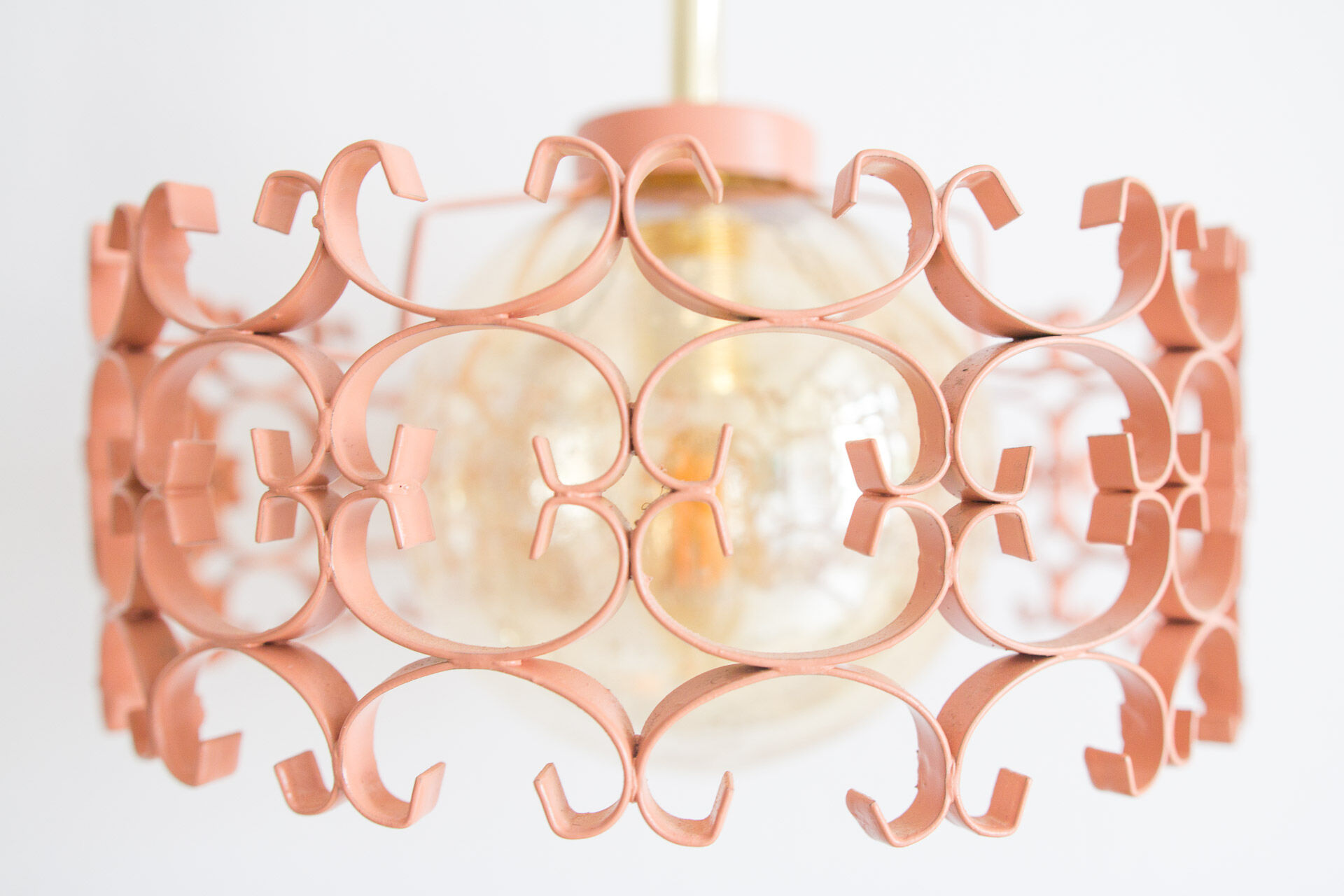 Upcycled pendant lamp - roza