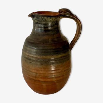 Flaming terracotta pitcher