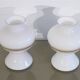Paire de lampes scandinave en verre 1970