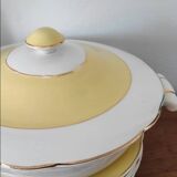 Set of Lunéville soup plates and tureen