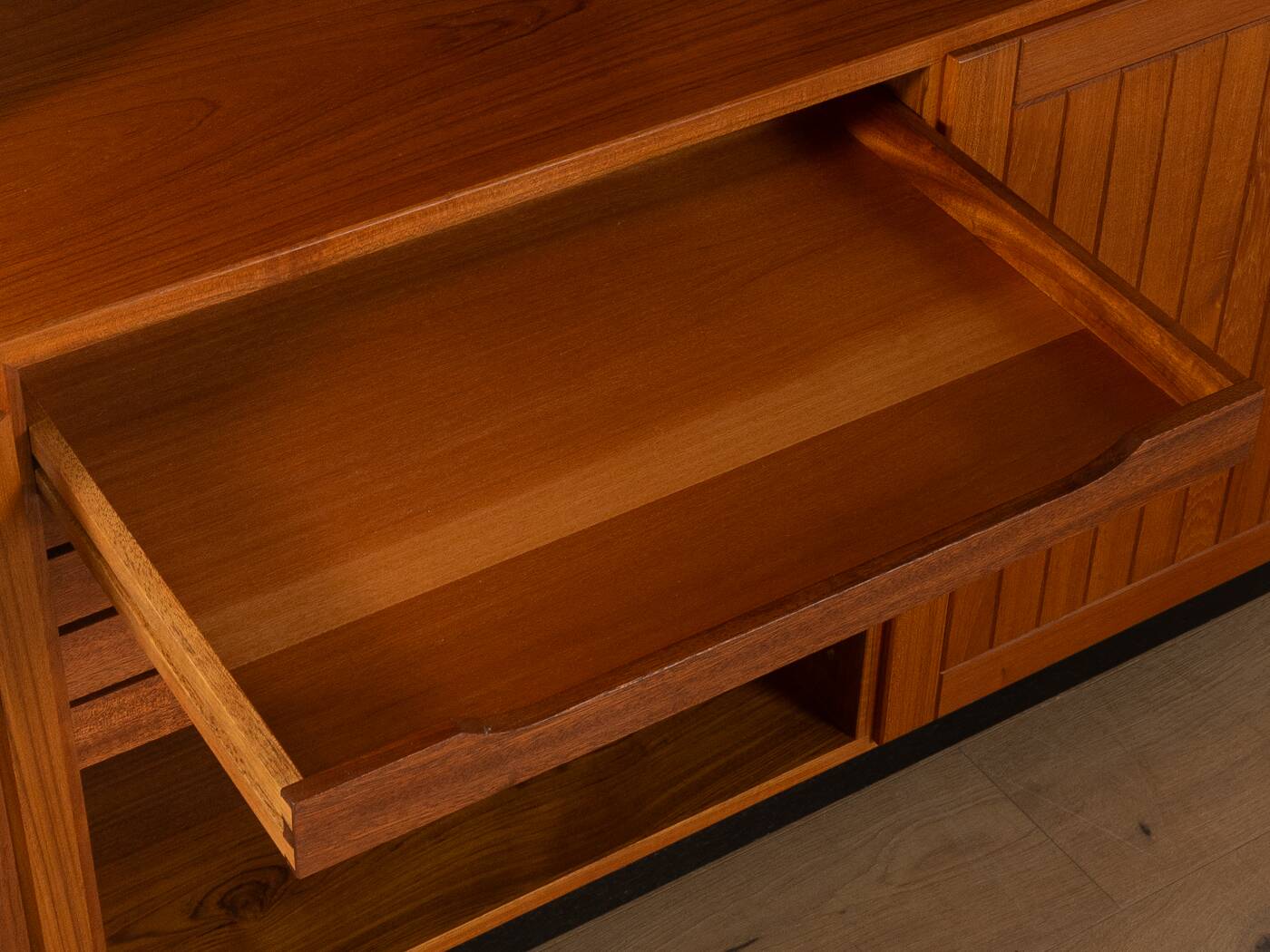 Classic two-piece sideboard from the 1960s by Poul Hundevad