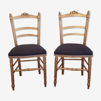 Lot of 2 old Napoleon chairs