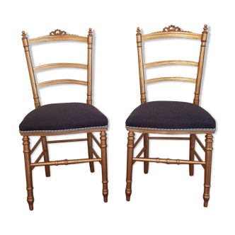Lot of 2 old Napoleon chairs