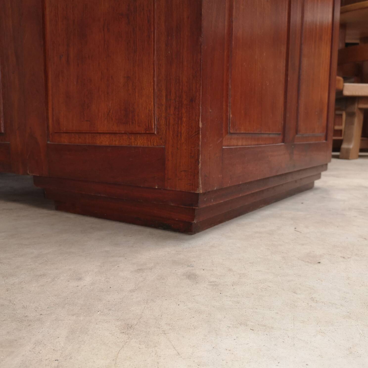 Modernist mahogany desk from cuba dominique art deco 1940