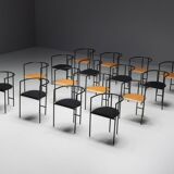 Postmodern "Tokyo" Armchairs by Rodney Kinsman for Bieffeplast, Italy, 1980s