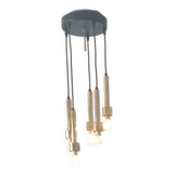 Lumières suspendu Vintage doré annees 70