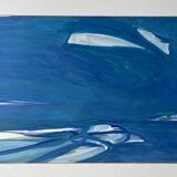 Dutch art work, Paul Overhaus ‘Sea nr. 5’, dated 1977