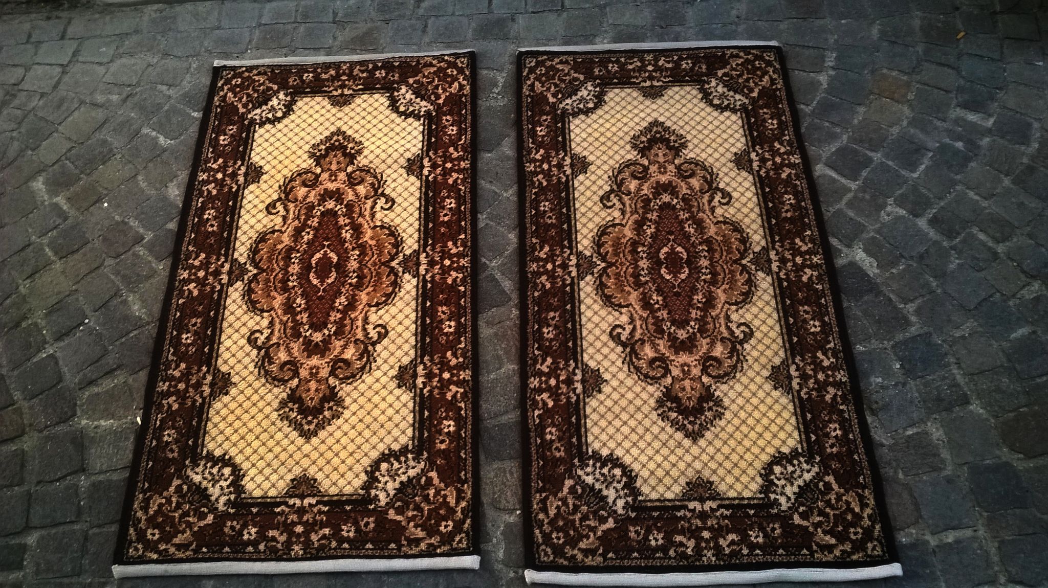 Paire de tapis vintage 60x120cm