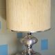 Vintage lamp aluminum and chrome 70s