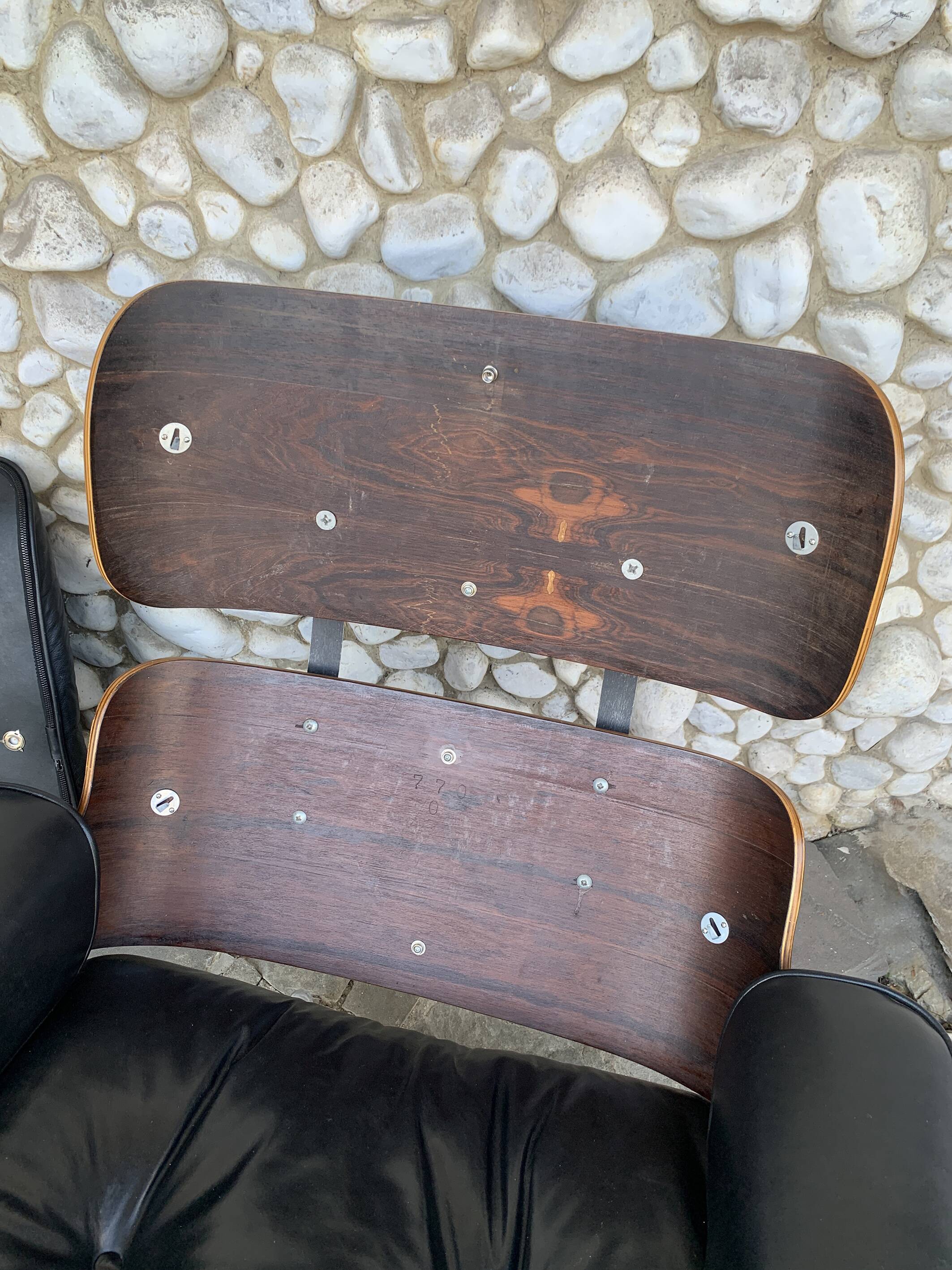Herman Miller Lounge chair & ottoman palissandre Charles & Ray Eames 1960s