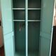 Vintage metallic wardrobe