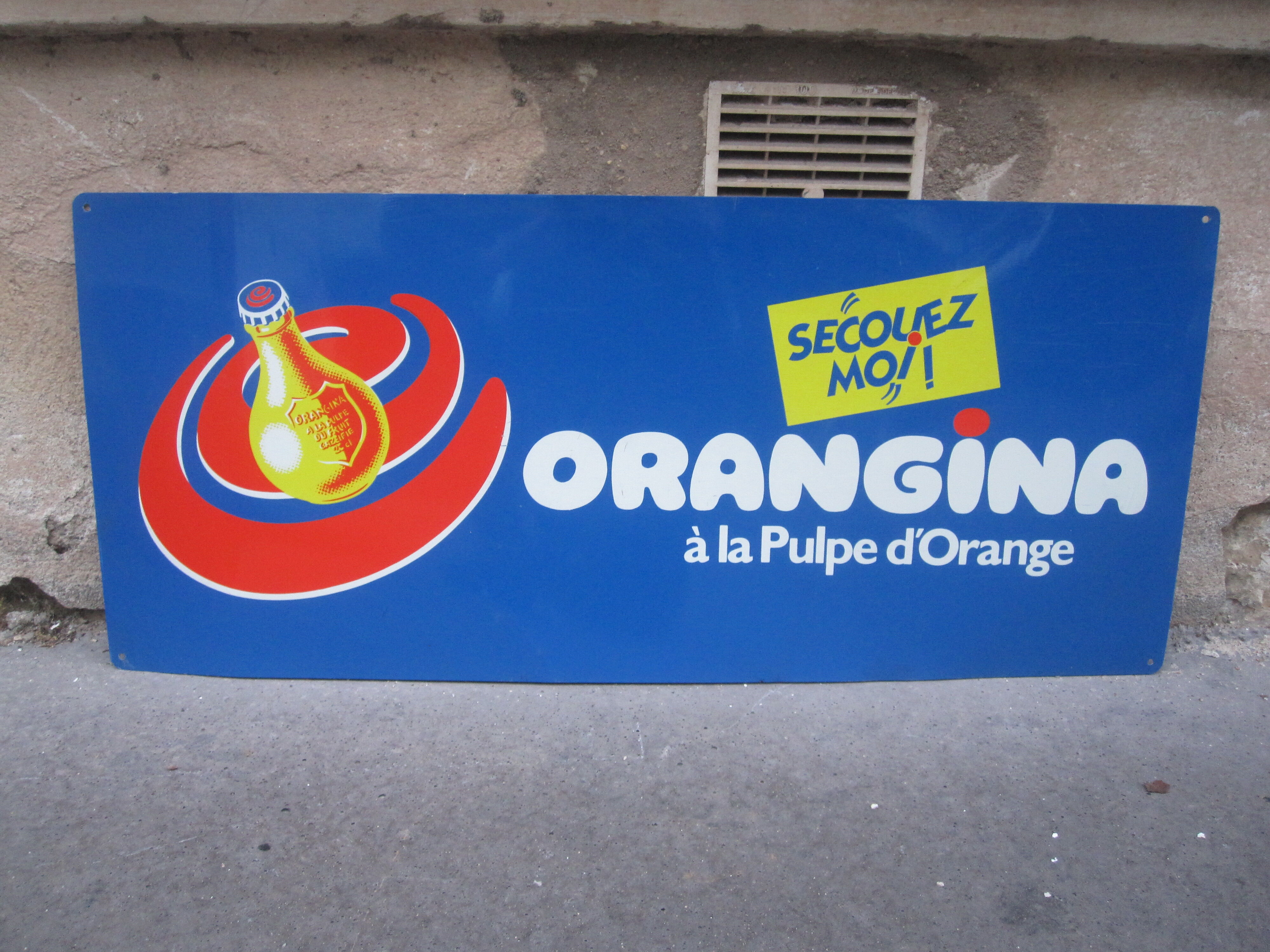 Orangina plate