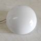 Opaline globe ceiling or wall light, diameter 15 cm - mid-20th century