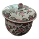 Small covered porcelain pot Compagnie des Indes H 12 cm 18th century