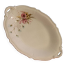 Dish, oval floral decoration