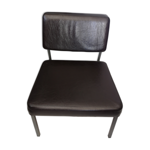 Fauteuil vintage simili