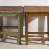 Antique square tables (c.1920). Set of 2 pieces no. 5