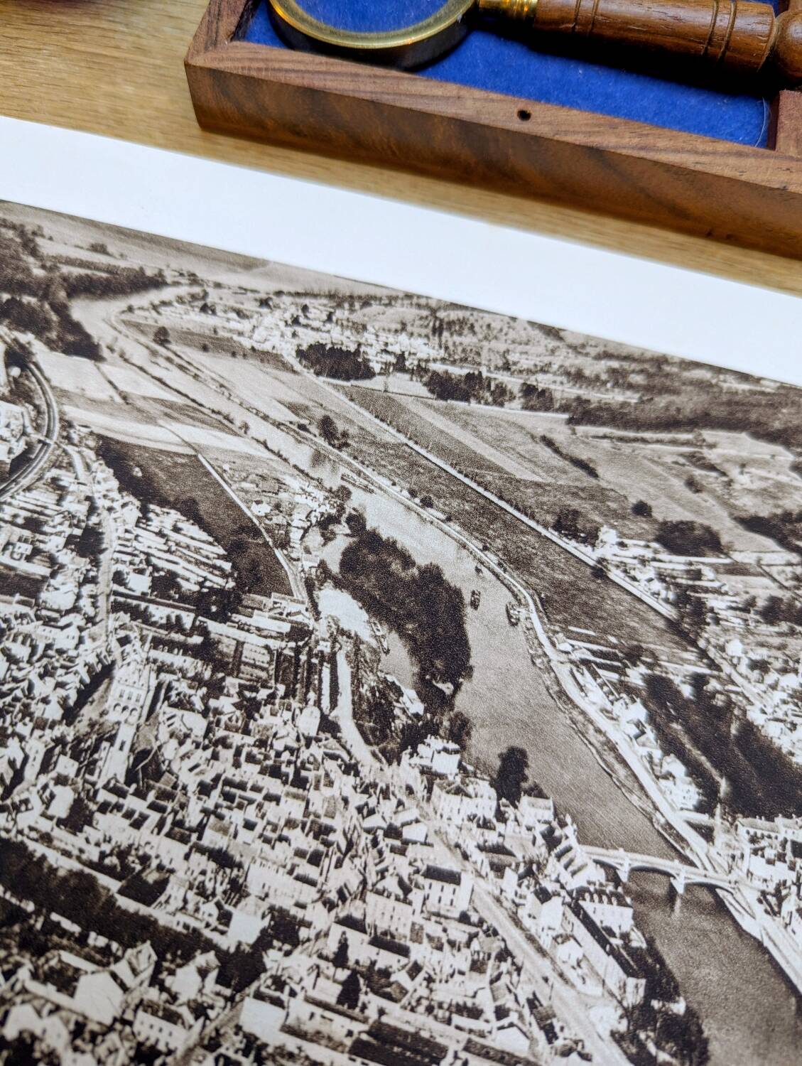 La Ferté-sous-Jouarre, photographic plate printed in 1934.