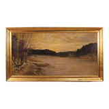 Signed landscape, Franz Bombach (1857-1933)
