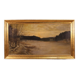 Signed landscape, Franz Bombach (1857-1933)