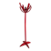 Italian coat rack by Mauro Pasquinelli in red lacquered wood, 1960s